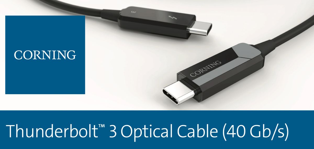 5m Thunderbolt™ Optical Cables by Corning